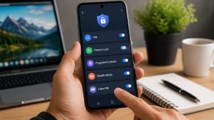 Smart photo app lock setting