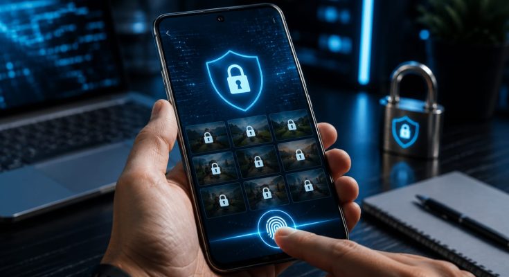 Smart photo app lock on android