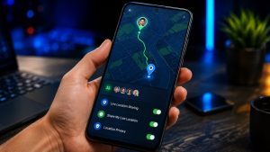 Live mobile location tracker online on android