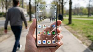 Transparent screen app setting