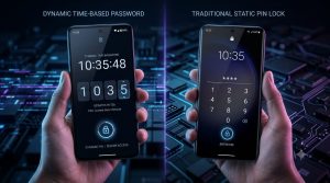 Live time password vs Traditonal pin lock screen