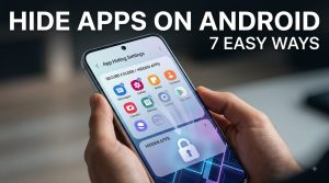Hide Apps on android using built in settings